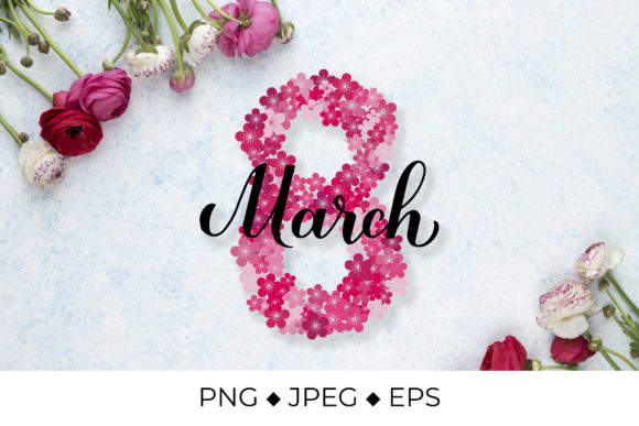 Download March 8 Calligraphy Lettering - Lettering Collection